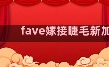 fave嫁接睫毛新加坡